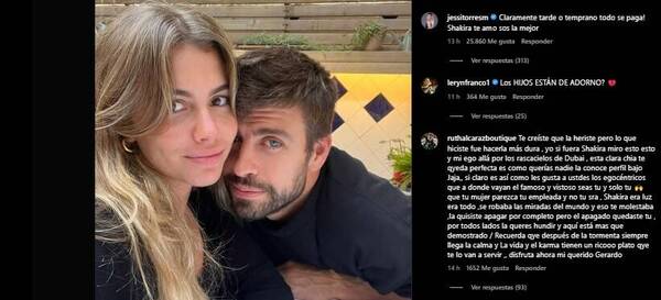 ¡Atendé cómo las faranduleras locales reaccionaron a la foto de Piqué!