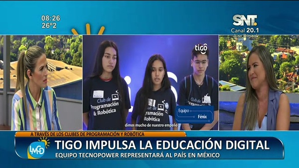 Tigo impulsada educación digital a niños y adolescentes - SNT