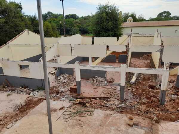 Municipio ejecuta importante obra en la Esc. Nueva Esperanza de Chaipé