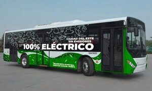 Buses eléctricos definirán éxito o fracaso de gestión municipal, según Prieto  - ABC en el Este - ABC Color