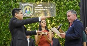 La Nación / Christian Ríos asumió como nuevo gobernador en Itapúa