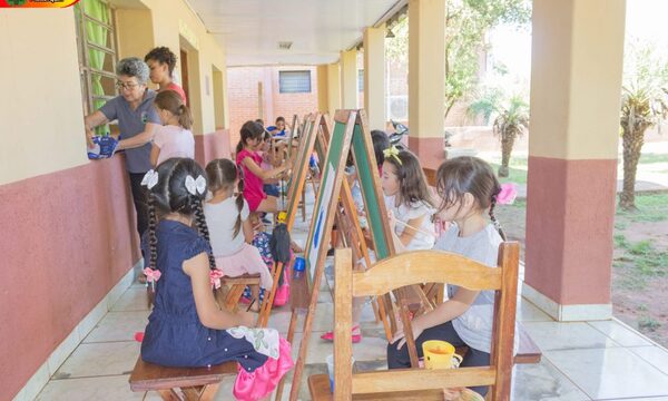 Culmina Vacaciones de Juegos y Colores en comuna de Mallorquín