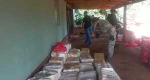 SENAD desmantela depósitos de marihuana para el Brasil en Amambay
