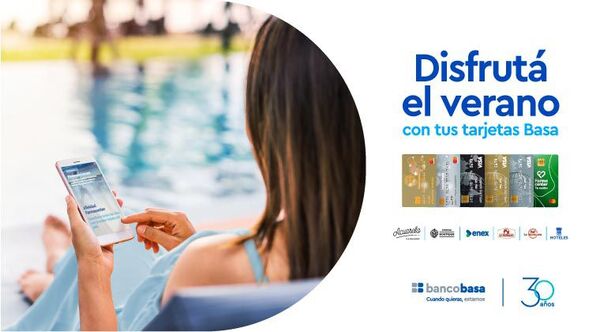 Disfruta el verano con tus tarjetas de crédito Banco Basa