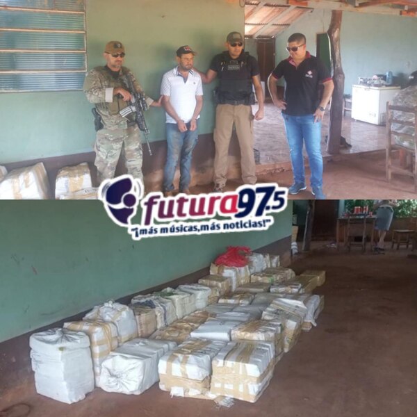 SENAD incautan gran cantidad de marihuana que iban a enviar al Brasil