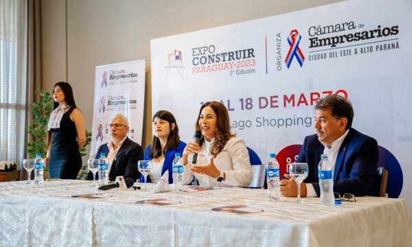 Expo Construir Paraguay pretende reunir a 120 expositores y 7.000 visitantes