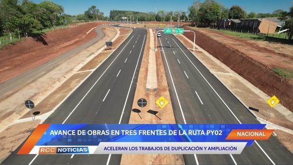 Aceleran los trabajos en los últimos tres frentes de la obra sobre la Ruta PY02
