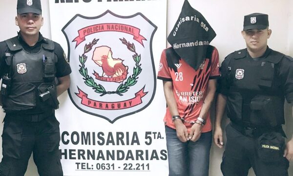 Joven delincuente fue entregado por su propio padre a la Policías, tras un asalto – Diario TNPRESS