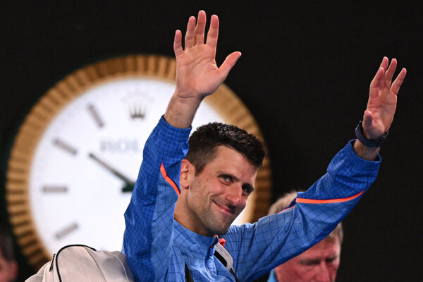 Djokovic se lució una vez más y está en la final del Abierto de Australia