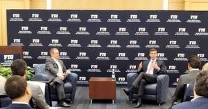 La Nación / Santiago Peña expuso ante empresarios de Miami sobre potenciales de Paraguay