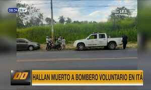Hallan muerto a bombero voluntario en Itá | Telefuturo