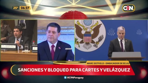Bloqueo económico para Cartes y Velázquez - C9N
