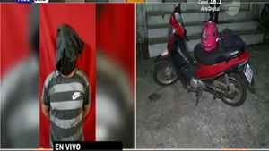 Joven redujo a motochorro con ayuda de vecinos - Noticias Paraguay
