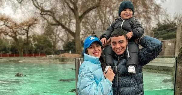 La Nación / ¡Diversión pura! Miguel Almirón y su familia disfrutaron del zoológico de Londres