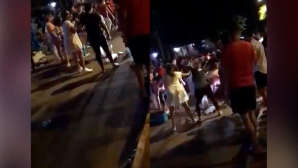¡Impactante!: Conductor atropella intencionalmente a varias personas