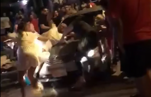 Conductor atropelló a jóvenes que bebían en medio de la calle y huyó - Noticiero Paraguay