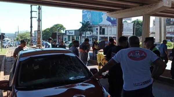 Septuagenario es embestido por un rodado y queda grave en Ciudad del Este