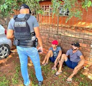 Un brasileño y un paraguayo presos con más de un kilo de cocaína en Pedro Juan