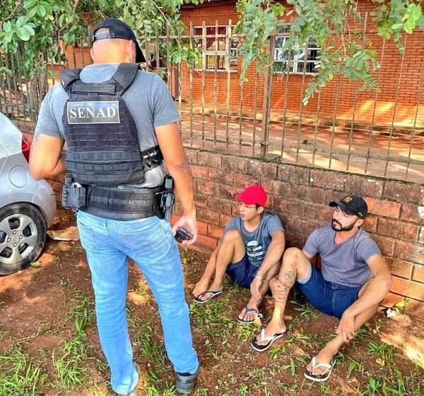 Un brasileño y un paraguayo presos con más de un kilo de cocaína en Pedro Juan