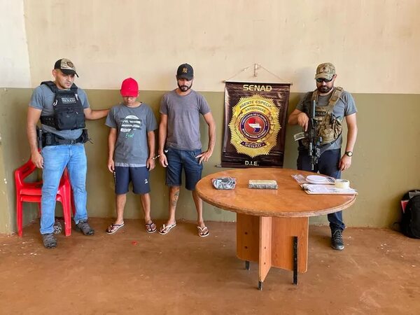 Detienen a dos supuestos traficantes en Pedro Juan Caballero - Policiales - ABC Color