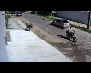 En solo 26 segundos le roban a un trabajador la moto que seguirá pagando a cuotas - Policiales - ABC Color