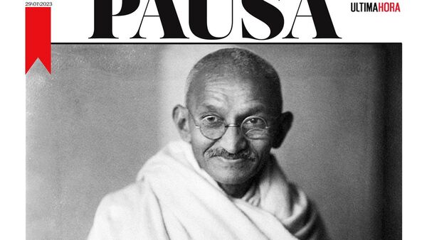 Revista Pausa de ÚH fija su mirada en la figura de Mahatma Gandhi