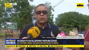 Sicariato en el barrio Republicano - no tiene nombre - ABC Color
