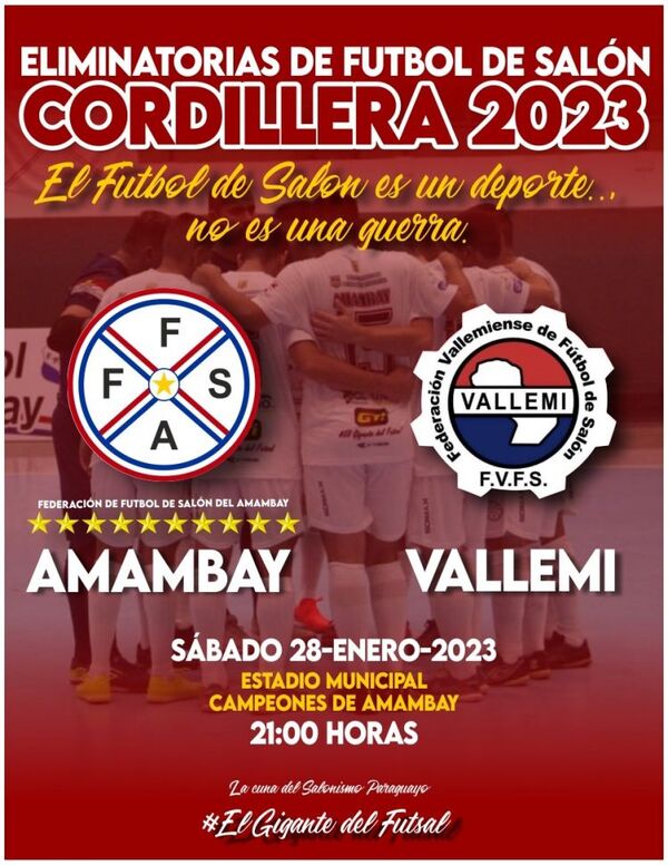Eliminatorias Cordillera 2023: Amambay recibe a Vallemí desde las 21:00