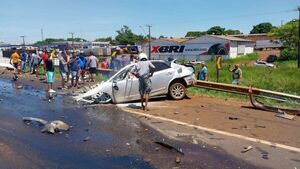 Auto con chapa paraguaya involucrado en fatal accidente