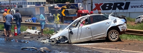 Auto con chapa paraguaya involucrado en fatal accidente en Brasil - Megacadena — Últimas Noticias de Paraguay