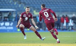 Sanabria rescata un punto y hace soñar al Torino con Europa - Fútbol Internacional - ABC Color