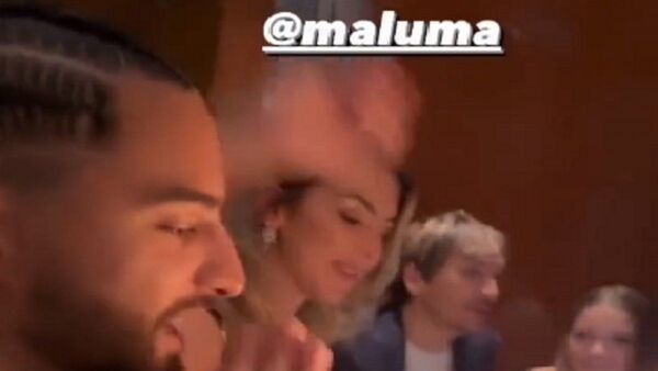 Nadia Ferreira y Marc Anthony presentes en el cumpleaños de Maluma