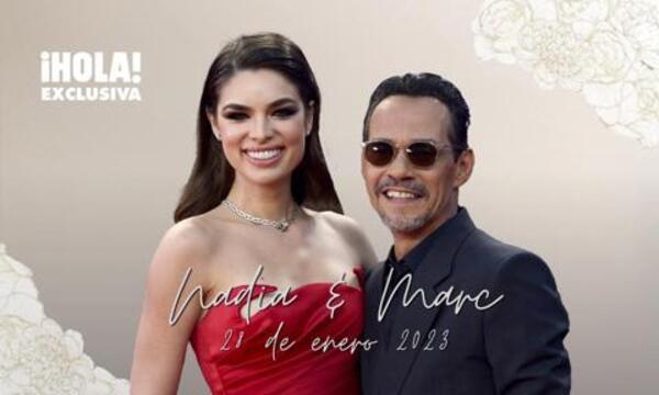 ¡Marc Anthony y Nadia Ferreira ya son marido y mujer!