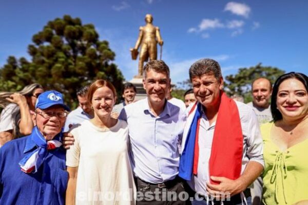 POL01 Alegre y Soledad visitaron Pedro Juan Caballero apoyando la candidatura de Zulma Ycassatti para Gobernadora de Amambay