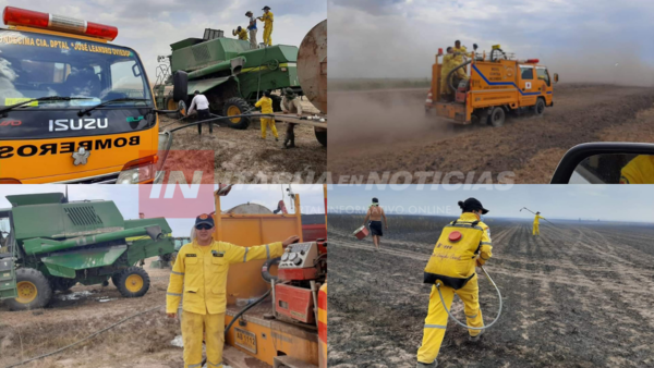 INCENDIO AFECTÓ PLANTACIONES Y MAQUINARIAS  - Itapúa Noticias