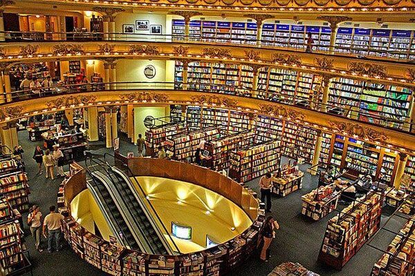 Top tres de las librerías más bonitas del mundo