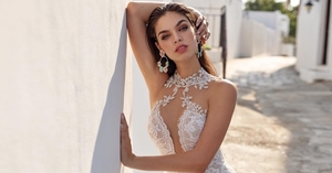 ¡Hermosa! Se filtraron las primeras imágenes del vestido de novia de Nadia Ferreira