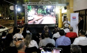 Habilitación de la nueva iluminación sobre la avda. Rogelio Benítez