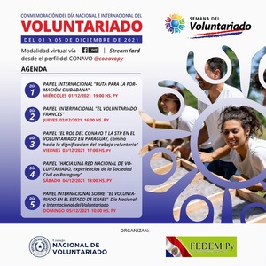 Semana del Voluntariado: invitan a participar de seminario internacional | 1000 Noticias