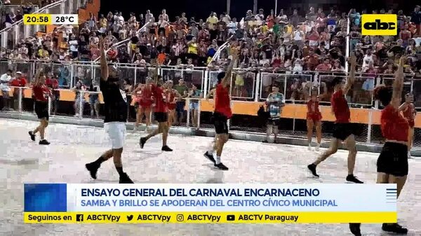 Ensayo general del Carnaval encarnaceno - Periodísticamente - ABC Color