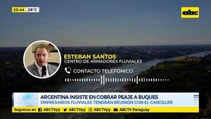 Argentina insiste en cobrar peaje a buques - Periodísticamente - ABC Color