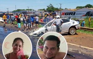 Pareja de franqueños muere destrozada en terrible accidente en Foz Yguazú, Brasil – Diario TNPRESS