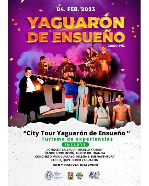 Este miércoles se hará un recorrido por la historia de Yaguarón - El Trueno