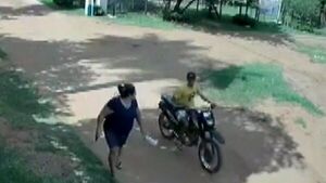 Cámara de seguridad permite detención de presunto motochorro 