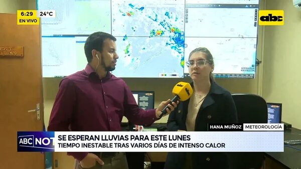 Se esperan lluvias para este lunes - ABC Noticias - ABC Color