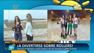A divertirse sobre rollers en Asunción - SNT