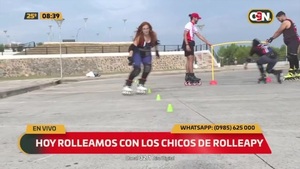 A divertirse sobre rollers en Asunción - C9N