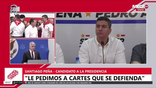 Peña pidió a Cartes que se defienda y destacó llamado del embajador de EEUU - Megacadena — Últimas Noticias de Paraguay