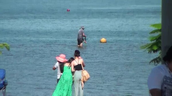 Eliminan objetos punzantes para seguridad de bañistas en la Playa San José