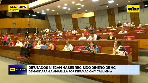 Diputados niegan haber recibido dinero de HC - ABC Noticias - ABC Color